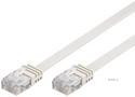 Патч-корд неекранований RJ45 UTP5e 5.0m,patch AWG30/7 Flat D=1.5x6.0mm,білий (75.09.3361-10) (75.09.3361-10)