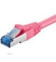 Патч-корд екранований RJ45 SFTP6a 1.0m, patch AWG27 D=6.0mm LSOH Gold Cu, малиновий (75.09.3682-10)