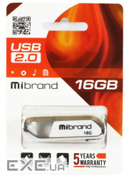 Флешка MIBRAND Aligator 16GB White (MI2.0/AL16U7W)