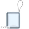 УМБ Choetech 10000mAh 35W PD3.0 USB-C In/Out, with buid-in type-C cabel голуба (B832-LBE)