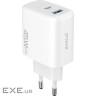 СЗУ Proove Silicone Power 2 45W (Type-C+USB) white (WCSP24110002)