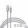Дата кабель USB 2.0 AM to Lightning 1.0m CBGNYL1 grey Intaleo (1283126477652)