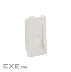 Вставка 22,5х45 мм з кришк, плоска, на 1хKeyStone (NKFA1SAW-X)