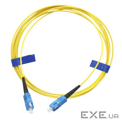 Патчкорд SC/UPC-SC/UPC SM 5м Simplex Slim (UPC-5SCSC(SM)S(ON)S)