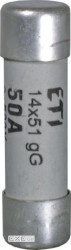 Запобіжник ETI CH 14x51 gG 50A 500V (2630019)