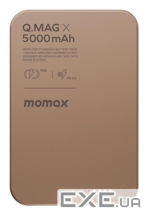 Портативний зарядний пристрій WRL 5000MAH Q.MAG X TITAN. IP116AL2 MOMAX