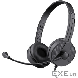 Гарнітура Defender Tune 160 2x3,5мм, 1,8м, чорна (63164)