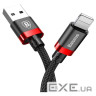 Дата кабель USB 2.0 AM to Lightning 2.0m 1.5A red-black Baseus (CALKLF-C19)