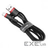 Дата кабель USB 2.0 AM to Lightning 2.0m 1.5A red-black Baseus (CALKLF-C19)