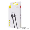 Дата кабель USB 2.0 AM to Lightning 2.0m 1.5A red-black Baseus (CALKLF-C19)