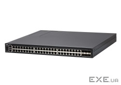 Керований комутатор L2+, 48 портів 10/100/1000 BaseT, 6 портів SFP28 (ES0154-AX-G)