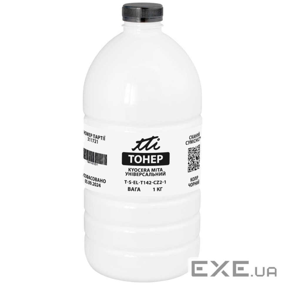 Тонер Kyocera Mita, 1кг universal bottle TTI (TSM-T142-CZ2-1)