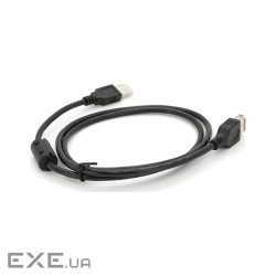 Дата кабель USB 2.0 AM/AF 1.0m ferrite black Voltronic (YT-AM/AF-1.0B)