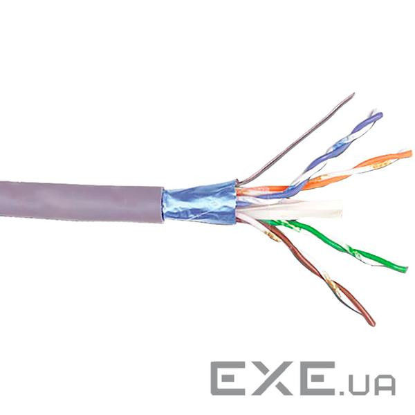 Кабель FTP кат.5е, LSZH, 4 парі, 24AWG, 305м, фіолетовий KINGDA KDFT8004-LSZH