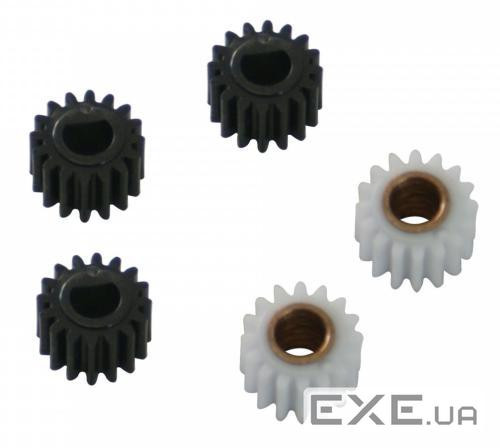 Шестерня Ricoh Aficio 1015/1018/2015/2018, комплект 5 шт: B0393062 - 2 шт, B0393245 - 2 шт (CET6006)