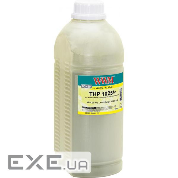 Тонер HP CLJ CP1025/Canon LBP 5050/7100 , 1000г Yellow WWM (HP1025Y-1) (HP1025Y-1кг)