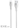 Кабель Proove Soft Silicone USB to Lightning 2.4A (2m) white (CCSO20001122)