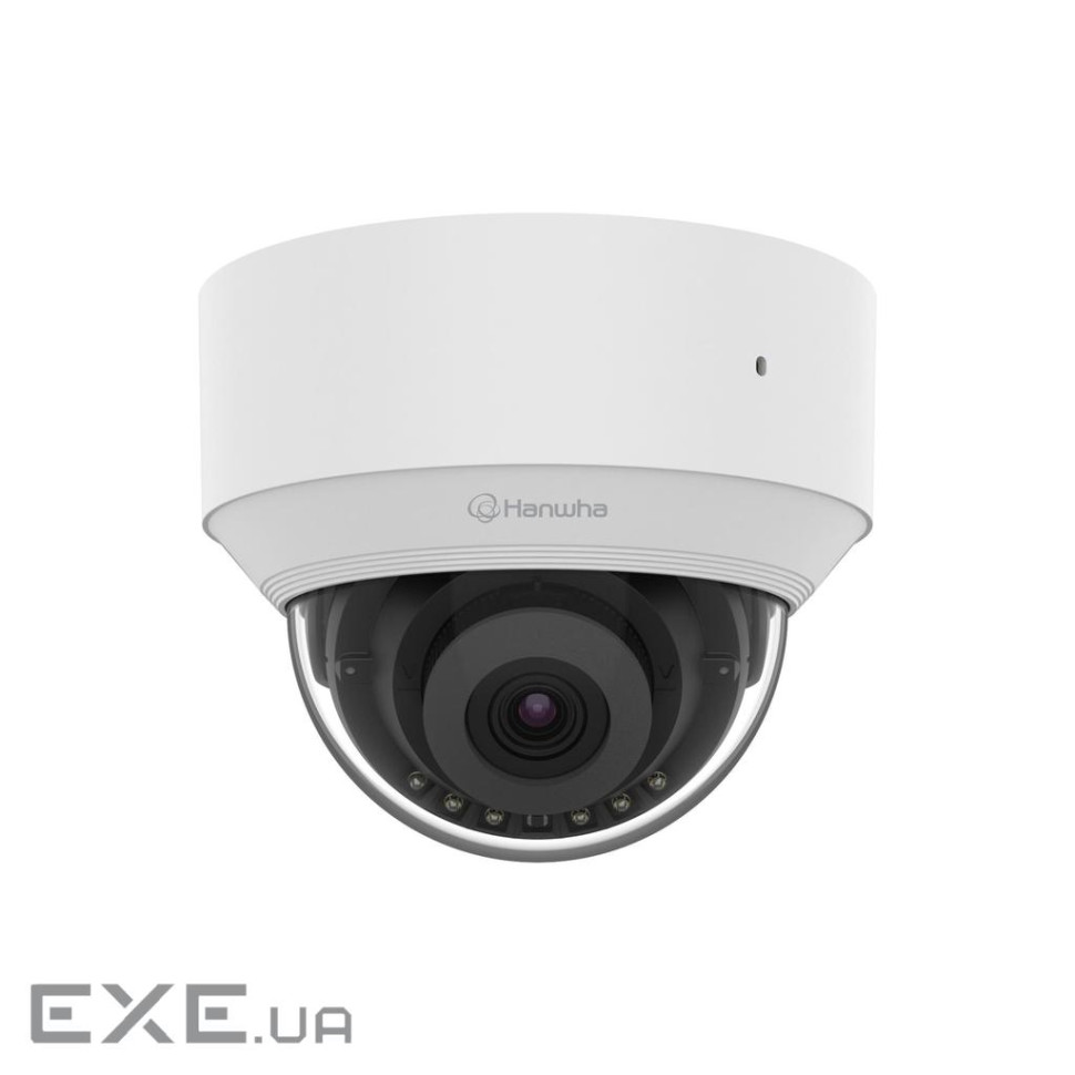 Мережева камера купольна 5MP @ 30fps, fix lens 3mm (H:100/V: 73) QND-C8013R HANWHA (QND-C8013R/VEX)