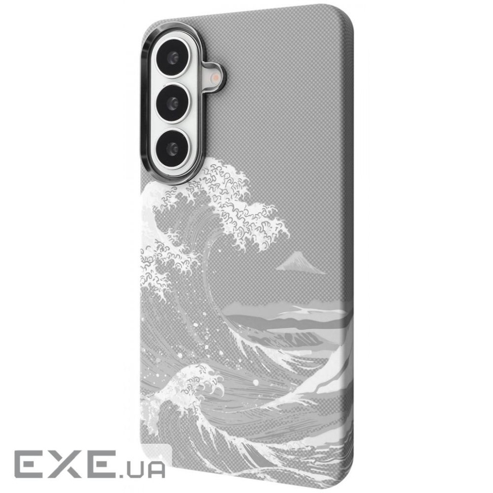 Чехол Proove Gleam Case with Magnetic Ring Samsung Galaxy S26 white waves (70949 white waves)