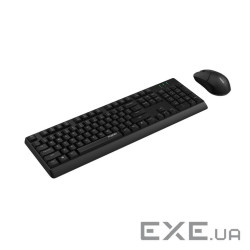 Комплект RAPOO X1500 wireless, чорний (X1500S black)