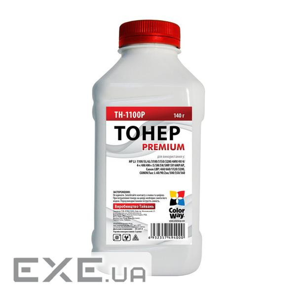 Тонер HP LJ1100/5L(C4092/3906)/CanonEP22 (140 г) Premium ColorWay (TH-1100P)