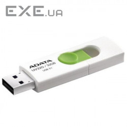 USB flash drive A-DATA 32GB UV320 White / Green USB 3.1 (AUV320-32G-RWHGN)