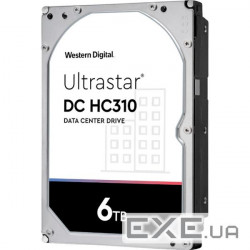 Жорсткий диск 6TB HGST by WD Ultrastar DC HC310 SAS (HUS726T6TAL5204/0B36047)