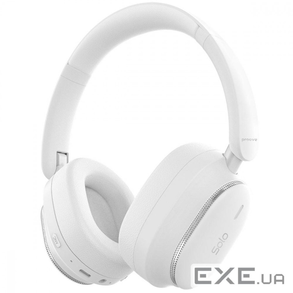 Беспроводные наушники Proove Solo with ANC (APP) white (HPSL0001AP02)