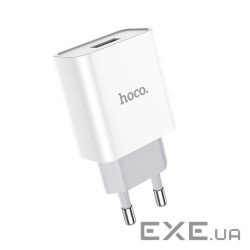 Зарядний пристрій HOCO C81A Asombroso USB + cable Micro 5P 10.5W White (6931474727954)