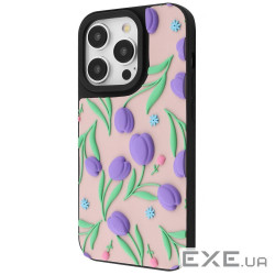 Чехол WAVE Doodle Case iPhone 14 Pro flowers (63525 flowers)