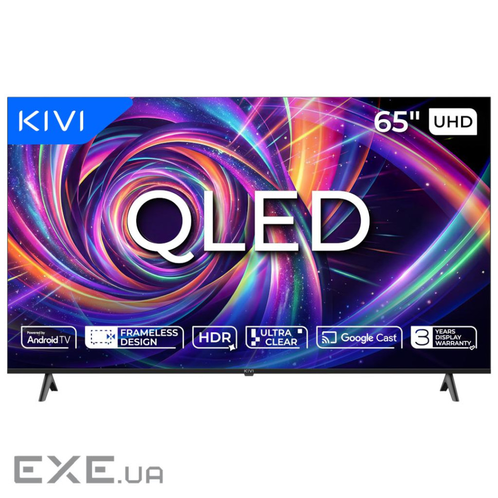 Телевізор KIVI 65" QLED 4K 65U7000MB