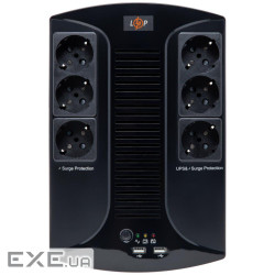 Джерело безперебійного живлення LogicPower 850VA-6PS (4325)