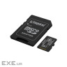 Карта пам"яті Kingston 128GB (з SD адаптером) Class 10 UHS-I U1 V10 A1 (SDCS3/128GB)