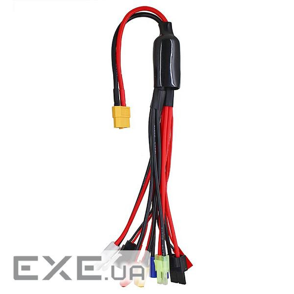 Набір переходників ToolkitRC TK40800 XT60 Female на 8 видів роз&apos,ємів (XT60 Female to 8 Kinds)