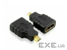 Перехідник HDMI D (micro) M to HDMI F Atcom (16090)