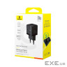 Зарядний пристрій Baseus Palm Fast Charger C+U 30W cluster black (P1011160A113-00)