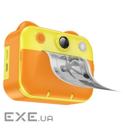 Дитячий фотоапарат HOCO DV204 з функцією миттєвого друку, підтримка microSD card, Oran (HOCO DV204Y)