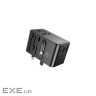 Мережевий фільтр HOCO AC18A на 1 розетку + 2 USB + USB-C, 35W, кабель 1,5 м, 220В, Black, B (AC18AB) , Black, B (AC18AB)