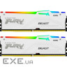 Оперативна пам'ять Kingston FURY Beast White RGB 32GB 5600MT/s DDR5 (Kit of 2) (KF556C36BWEAK2-32)