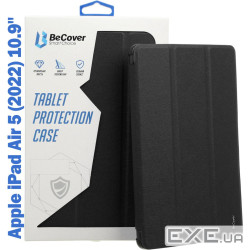 Чохол до планшета BeCover Tri Fold Soft TPU Silicone Apple iPad Air 5 (2022) 10.9" Black (708509)