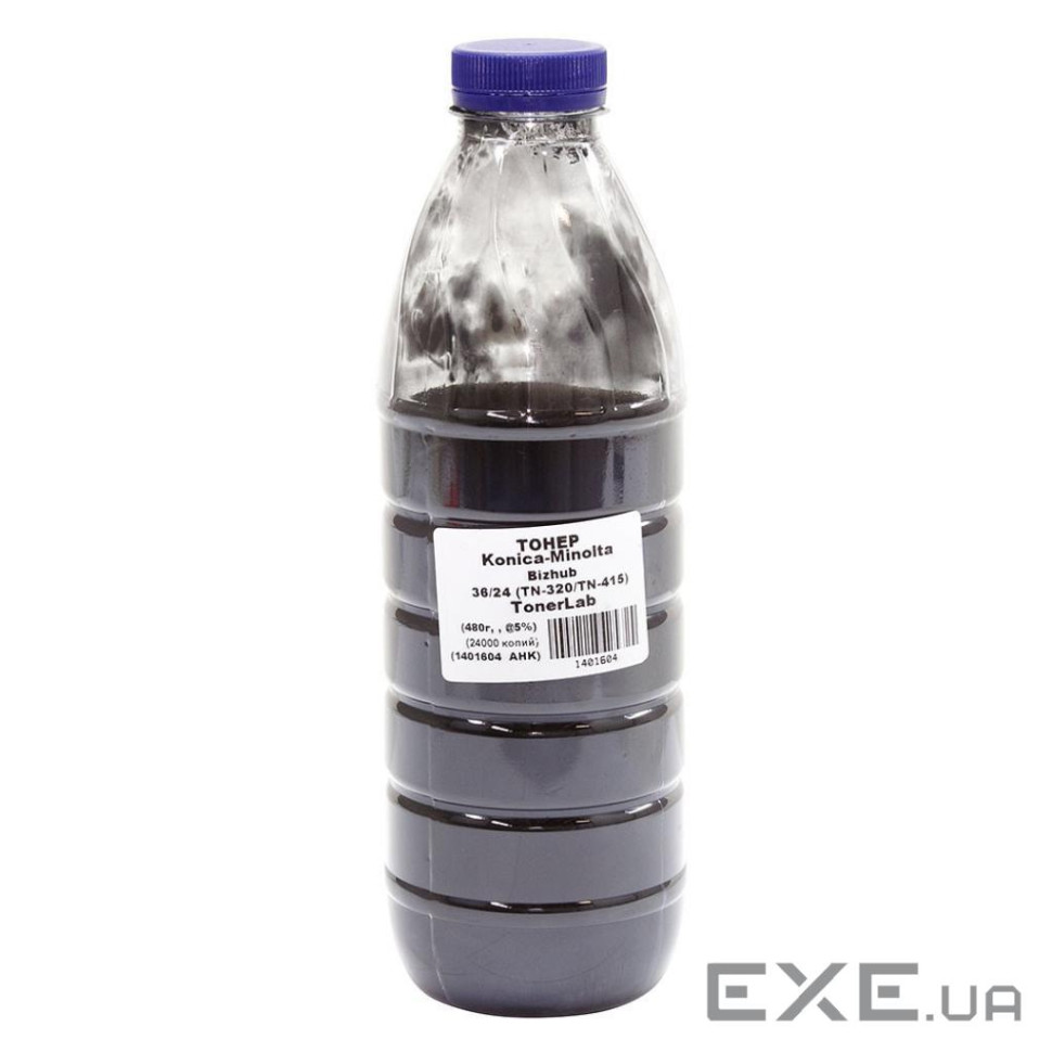 Тонер Konica Minolta Bizhub 36/42 , 480г Black AHK (1401604)