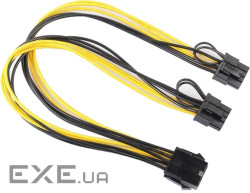 Кабель живлення для відеокарти ATX 6pin на 8pin (6+2), 30см (S0939) (S0939)