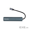 Концентратор Blueendless USB-C 6-in-1 3xUSB 3.0 + HDMI + RJ45 + USB-C PD100W (CA913909)