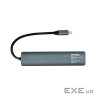 Концентратор Blueendless USB-C 6-in-1 3xUSB 3.0 + HDMI + RJ45 + USB-C PD100W (CA913909)