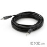 Кабель мультимедійний 3.5mm M to 3.5mm M 5.0m Vinga (VCPDCJ35MM5BK)