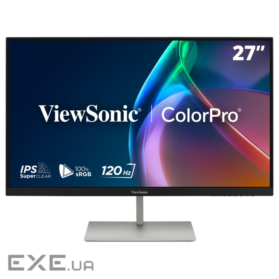 Монітор 27" 120 Гц 2K Pantone,100% sRGB і заводськ им калібруванням із USB-C 90 Вт VIEWS (VP2766-2K)