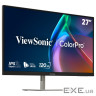Монітор 27" 120 Гц 2K Pantone,100% sRGB і заводськ им калібруванням із USB-C 90 Вт VIEWS (VP2766-2K)