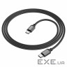 Кабель BOROFONE BX87 Sharp Type-C to Type-C 1м Black (BX87CCB)