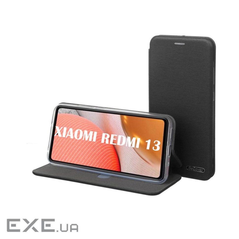 Чохол до мобільного телефона BeCover Exclusive Xiaomi Redmi 13 Black (711548)