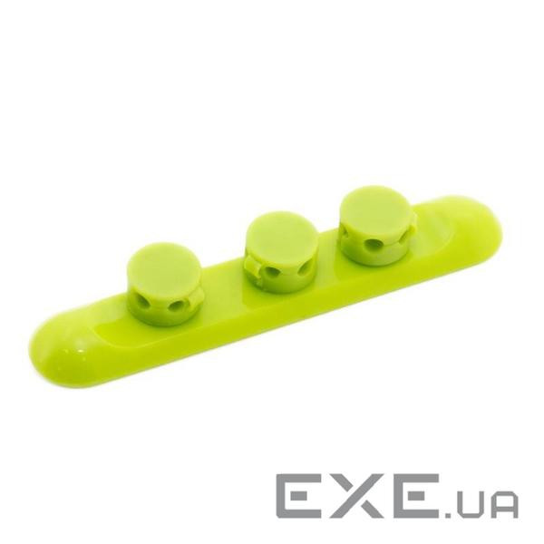 Організатор для кабелю магнітний Extradigital Cable Clips CC-952 Green (KBC1704)